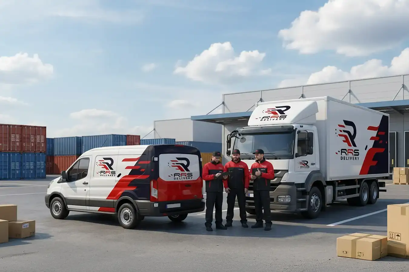 Rotulación de vehículos para empresa logística de Granollers Barcelona